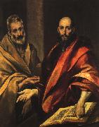 El Greco Apostles Peter and Paul Norge oil painting reproduction